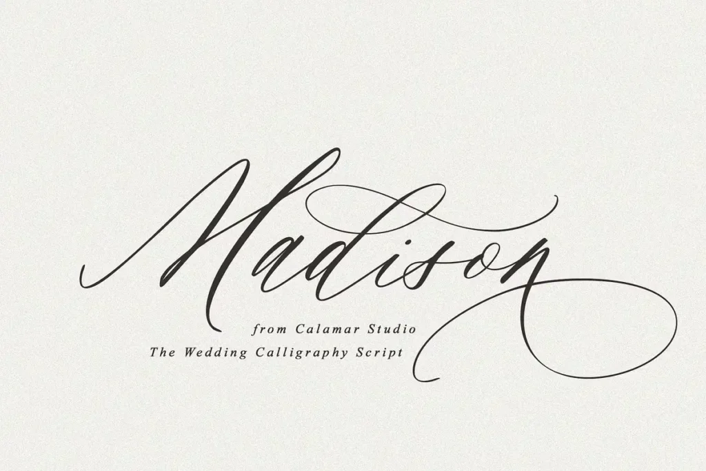 Saint Viet Elegant Calligraphy Font with flowing handwritten style