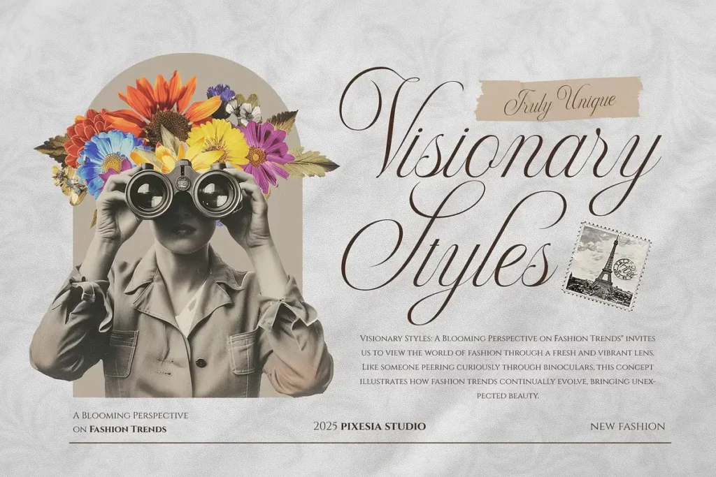 Artistic layout with Marinsley elegant cursive font